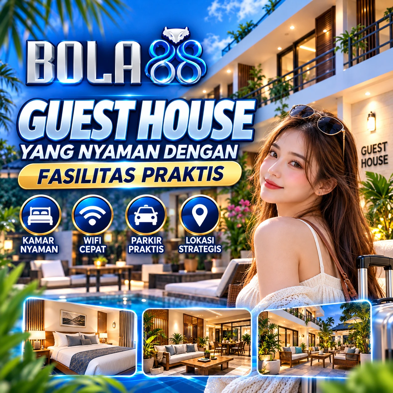 BOLA88 | Guest House Yang Nyaman Dengan Fasilitas Praktis