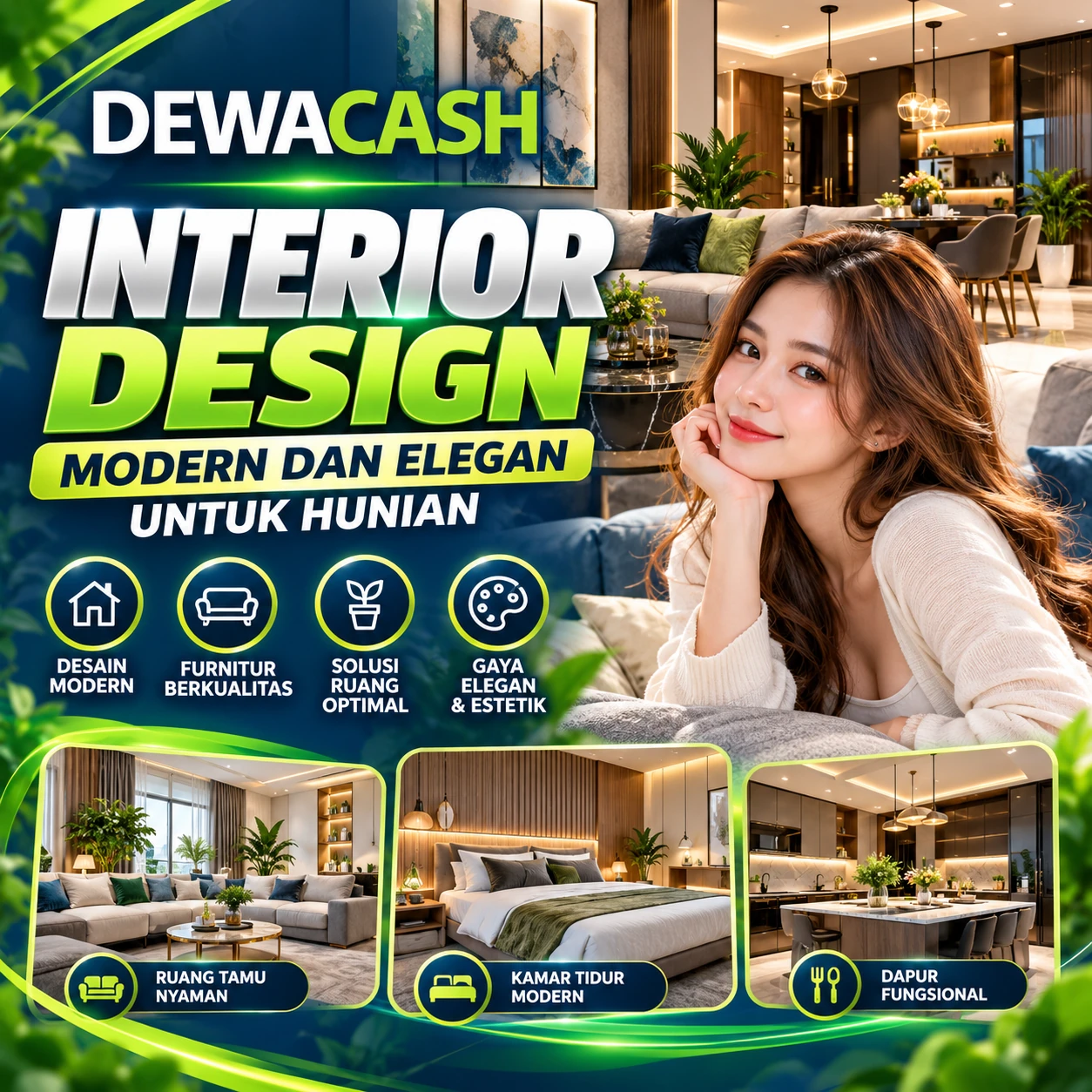 DEWACASH | Interior Design Modern dan Elegan untuk Hunian